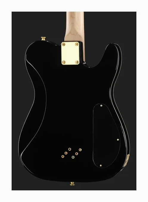 Harley Benton TE-40 LH TBK Deluxe Series, manico e tastiera visti di lato