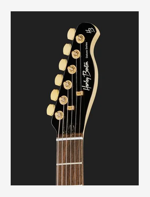 Harley Benton TE-40 TBK Deluxe Series, ponte e meccaniche di intonazione