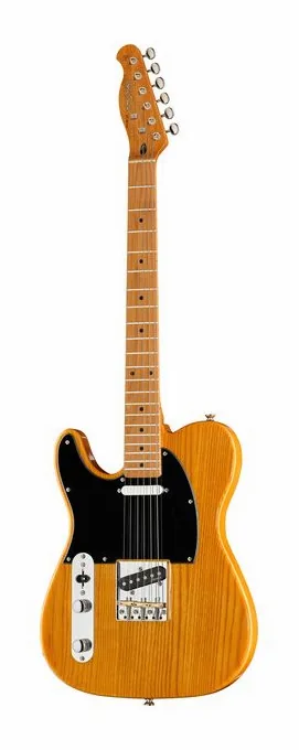 Harley Benton TE-52 NA LH Vintage Series fotografato frontalmente