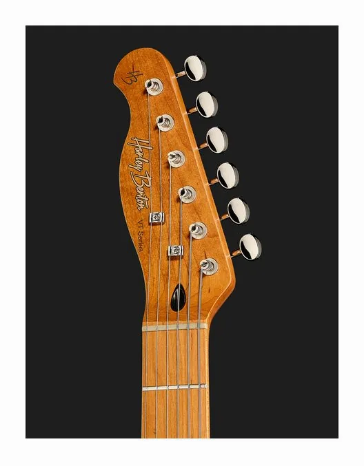 Harley Benton TE-62CC LH SFG, selettore pickup e jack di uscita