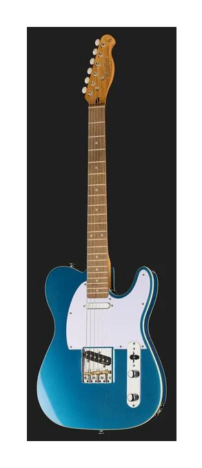Harley Benton TE-62DB LPB, curve del body viste dall'alto