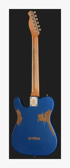 Harley Benton TE-62HA MN LPB, paletta con meccaniche e logo