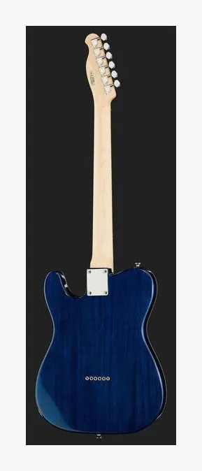 Harley Benton TE-90QM HH Trans Blue, ponte e meccaniche di intonazione