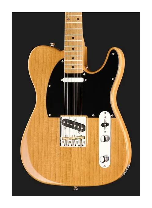 Harley Benton TE-52 NA Vintage Series, corpo e verniciatura in primo piano