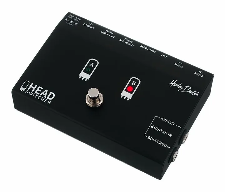 Harley Benton Tube Head Switch, led e interruttore a pedale