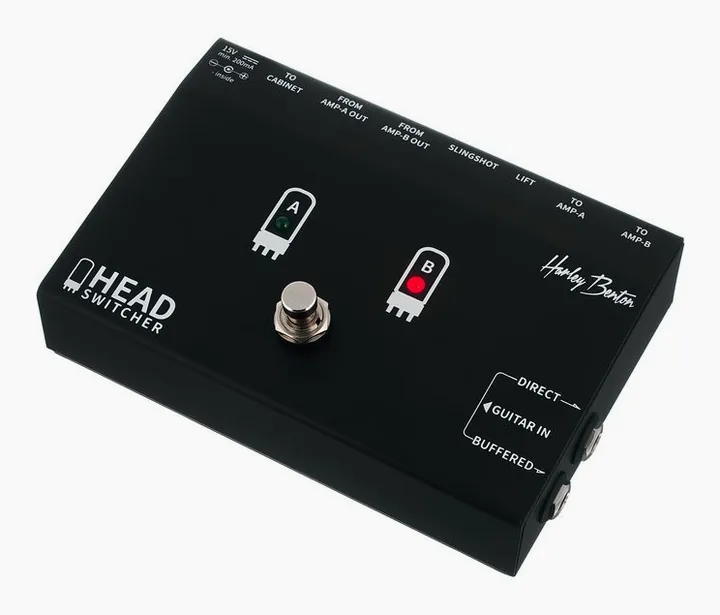 Harley Benton Tube Head Switch fotografato frontalmente