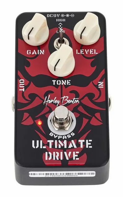 Harley Benton Ultimate Drive, manopole viste dall'alto