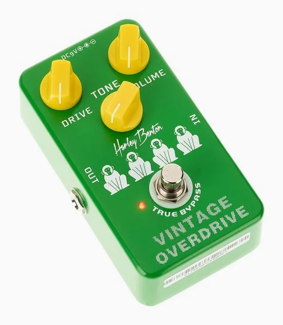 Harley Benton Vintage Overdrive, led e interruttore a pedale
