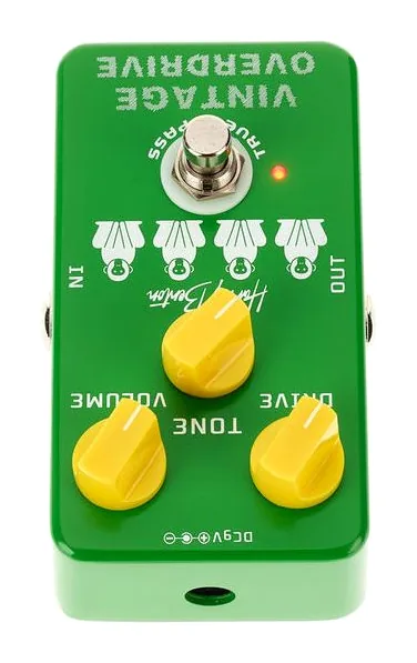Harley Benton Vintage Overdrive, grafica del pannello superiore