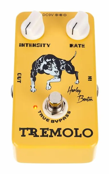 Harley Benton Vintage Tremolo, led e interruttore a pedale