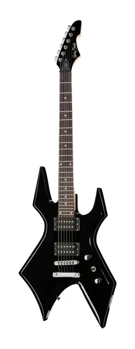 Harley Benton WL-20BK Rock Series visto di fronte