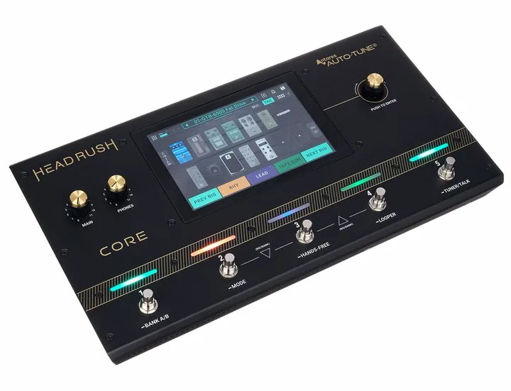 Headrush Core, led e interruttore a pedale