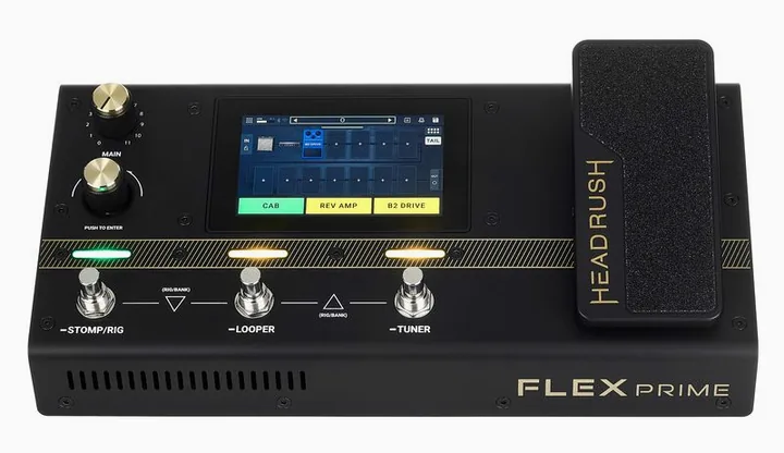 Headrush Flex Prime, ingressi e uscite laterali