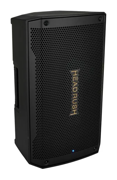 Headrush FRFR108 MKII, logo e finiture del pannello frontale