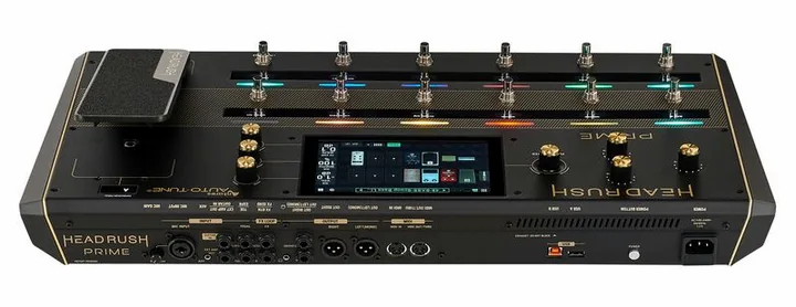 Headrush Prime, connettori sul retro dell'unita