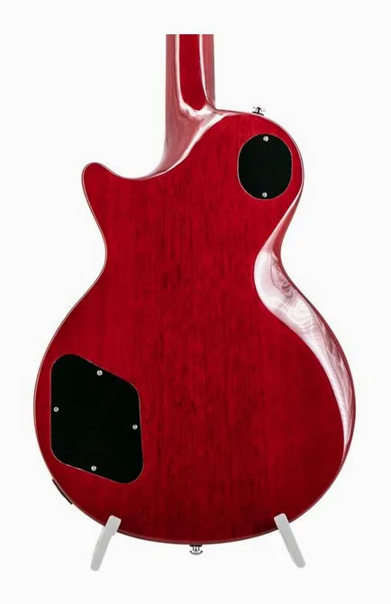 Heritage Guitar Ascent+ H-137 P90 Cherry, corpo e verniciatura in primo piano
