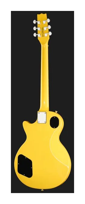 Heritage Guitar Ascent H-137 P90 Marigold Y, corpo e verniciatura in primo piano