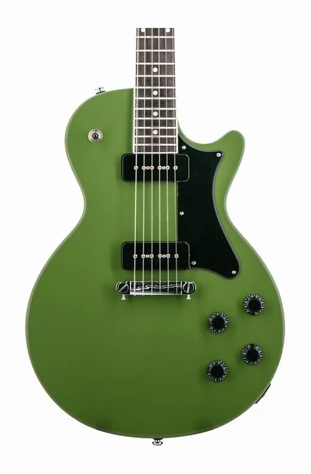 Heritage Guitar Ascent+ H-137 P90 Olive Drab, pickup e manopole dei controlli