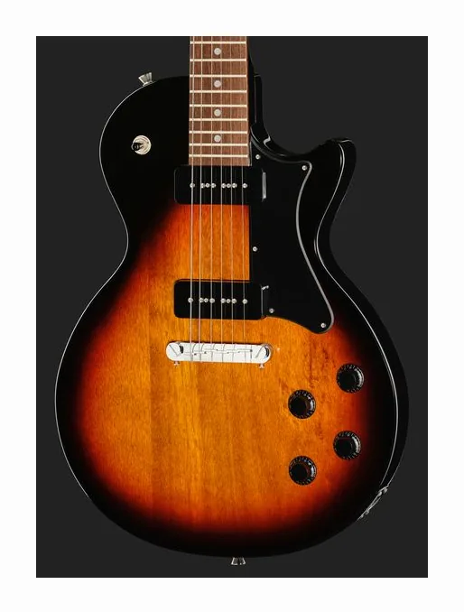 Heritage Guitar Ascent H-137 P90 Sunburst, manico e tastiera visti di lato