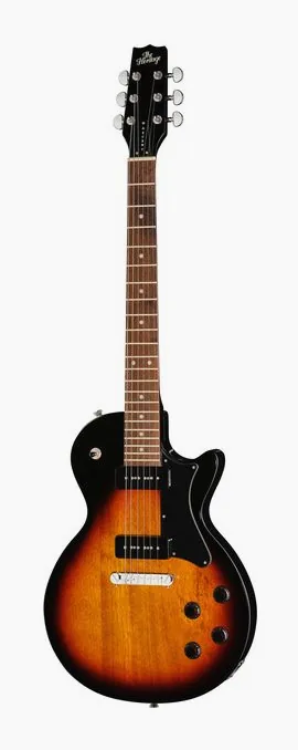 Heritage Guitar Ascent H-137 P90 Sunburst in primo piano frontale