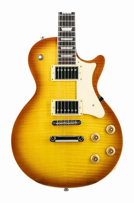 Heritage Guitar Ascent+ H-150 Dirty Lemon Burs, manico e tastiera visti di lato
