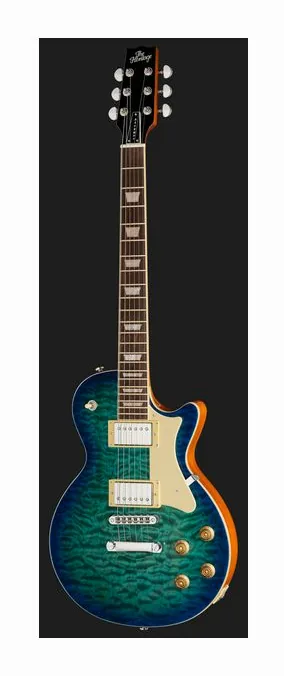 Heritage Guitar Ascent+ H-150 Lake Blue Burst, ponte e meccaniche di intonazione