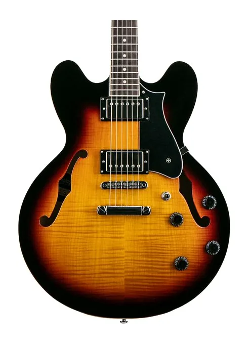 Heritage Guitar Ascent+ H-535 Sunburst, pickup e manopole dei controlli