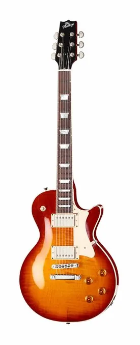 Heritage Guitar H-150 VCSB inquadrato di fronte su sfondo neutro
