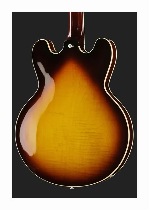 Heritage Guitar H-535 OSB, corpo e verniciatura in primo piano