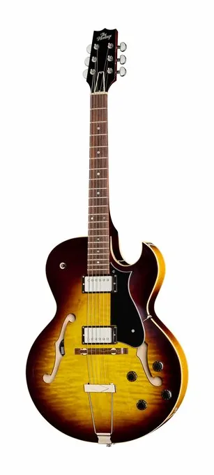 Heritage Guitar H-575 OSB in primo piano frontale