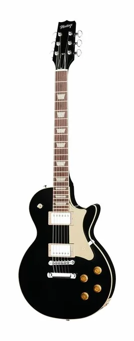Heritage Guitar Standard II H-150 Ebony fotografato frontalmente