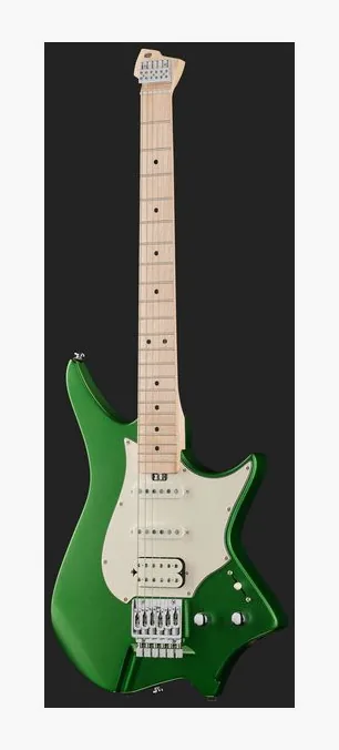 Hils HNS1M Metallic Emerald Green, curve del body viste dall'alto