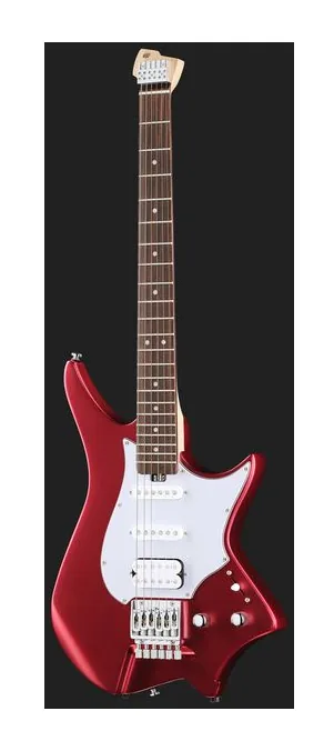 Hils HNS1R Metallic Ruby Red, curve del body viste dall'alto