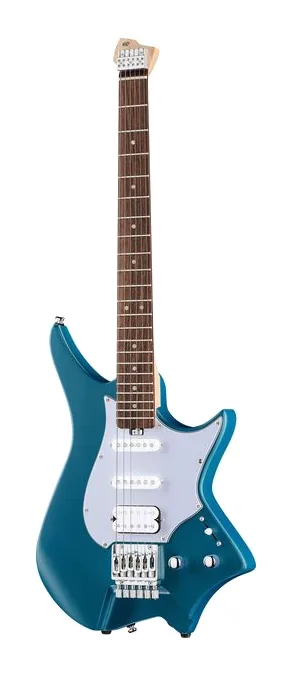 Hils HNS1R Metallic Ocean Blue inquadrato di fronte su sfondo neutro