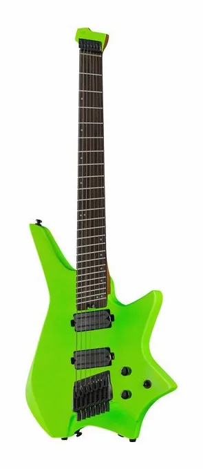 Hils HZ7 Satin Neon Green fotografato frontalmente