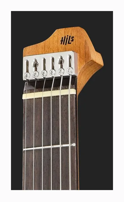 Hils Next HN5 Met. Electric Blue LH, manico e tastiera visti di lato