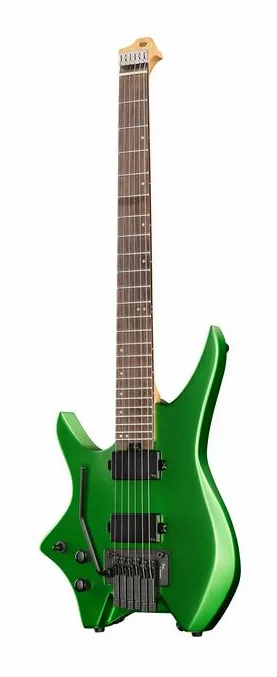 Hils Next HN5 Met. Emerald Green LH inquadrato di fronte su sfondo neutro