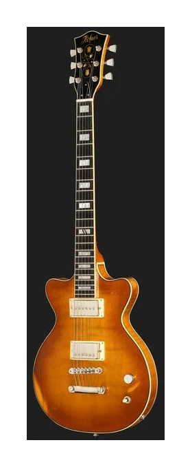 Hofner H4800-RLC-CSB Leader Relic, vista posteriore del corpo