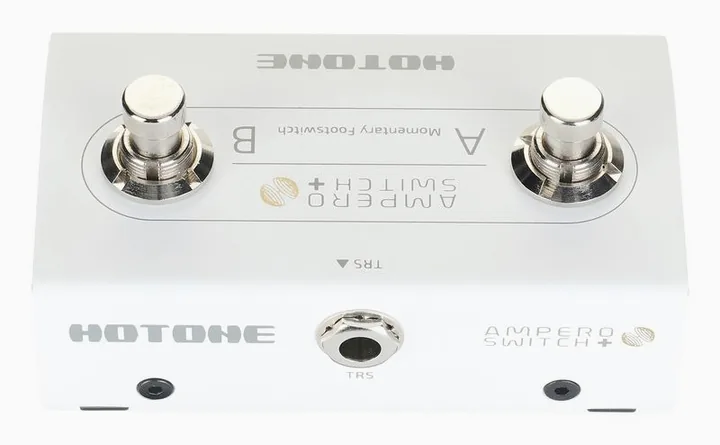 Hotone FS-2 Ampero Switch+, ingressi e uscite laterali