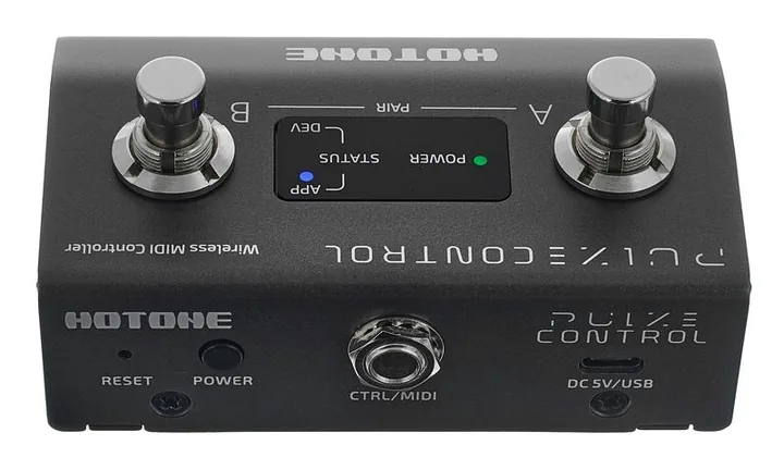 Hotone Pulze Control, led e interruttore a pedale