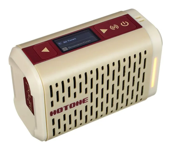 Hotone Pulze Mini, logo e finiture del pannello frontale