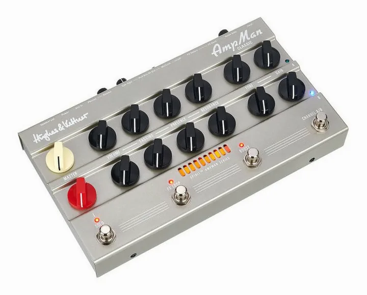 Hughes & Kettner Spirit AmpMan Classic, retro con le prese di collegamento