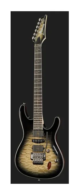 Ibanez JIVA 10-DSB, curve del body viste dall'alto