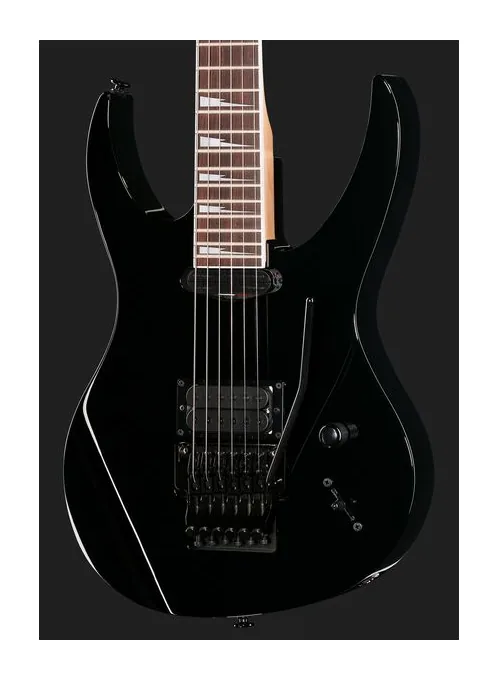 Ibanez 540PIII-BK, corpo e verniciatura in primo piano