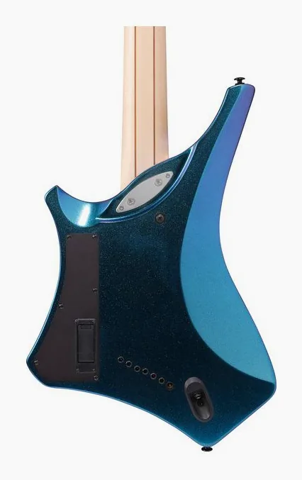 Ibanez A527-NSH, paletta con meccaniche e logo