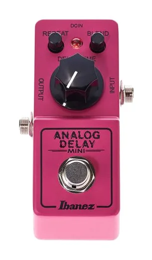 Ibanez ADMini Delay Pedal, ingressi e uscite laterali