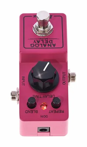 Ibanez ADMini Delay Pedal, ingressi e uscite laterali