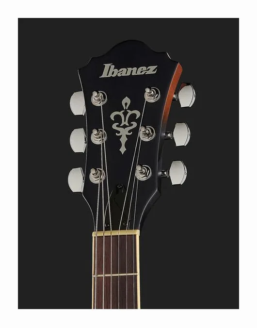 Ibanez AF55-TF, curve del body viste dall'alto