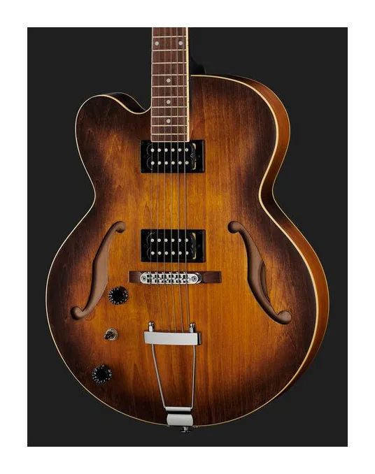 Ibanez AF55L-TF, curve del body viste dall'alto