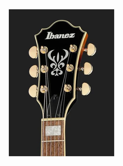 Ibanez AG75G-BS, profilo laterale del corpo